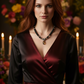 Gorgeous Black Diamond Crystals, Cubic Zirconia, and Black Pearl Beads, One-of-a-Kind Beaded Necklace - handcrafted by Artistry Jewelry