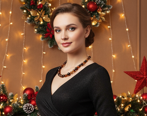 Alluring Carnelian Round, Agate, and Hematite Beaded Necklace