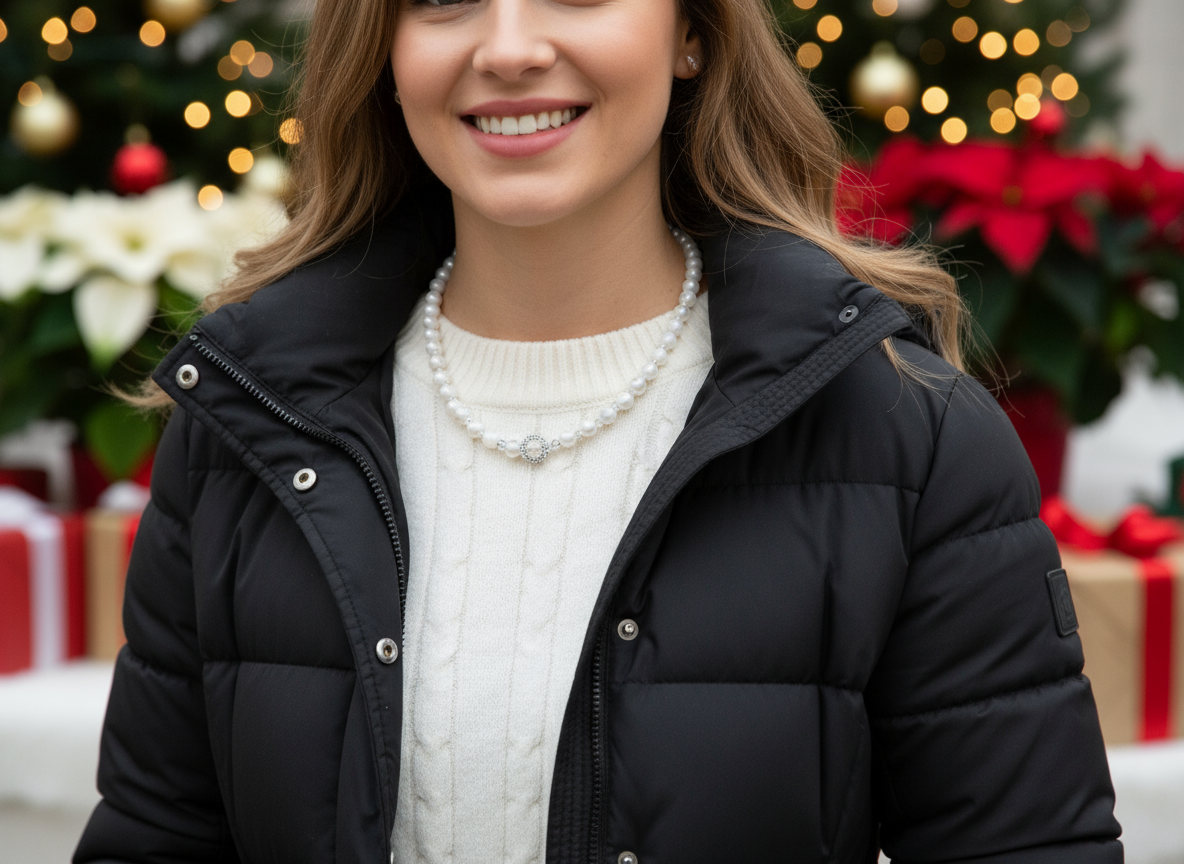 Dazzling White Moonstone and Crystal Necklace