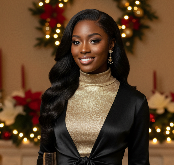 Beautiful Golden Shadow, Cosmic Crystal, One-of-a-Kind, Drop Earrings-handcrafted by Artistry Jewelry