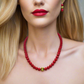 Beautiful Natural Red and Black Vein Turquoise, One-of-a-Kind, Semi-precious,  Necklace Set- handcrafted by Artistry Jewelry