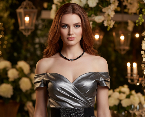Lovely Black Pearl Beads, Cubic Zirconia, and Silver Rondelles, One-of-a-Kind, Beaded Necklace-handcrafted by Artistry Jewelry