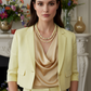 Gorgeous Yellow Pearl Beads,Briolette Crystals, and Cubic Zirconia, One-of-a-Kind Beaded Necklace-handcrafted by Artistry Jewelry