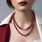 Gorgeous Red, Cosmic Crystal, One-of-a-Kind Necklace-Handcrafted by Artistry Jewelry