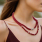 Gorgeous Red, Cosmic Crystal, One-of-a-Kind Necklace-Handcrafted by Artistry Jewelry