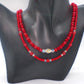 Gorgeous Red, Cosmic Crystal, One-of-a-Kind Necklace-Handcrafted by Artistry Jewelry