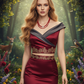 Gorgeous Red, Cosmic Crystal, One-of-a-Kind Necklace-Handcrafted by Artistry Jewelry