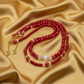 Gorgeous Red, Cosmic Crystal, One-of-a-Kind Necklace-Handcrafted by Artistry Jewelry