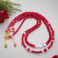 Gorgeous Red, Cosmic Crystal, One-of-a-Kind Necklace-Handcrafted by Artistry Jewelry