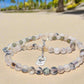 Captivating Black Dragon Vein Agate and Crystal Necklace