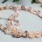 Captivating Black Dragon Vein Agate and Crystal Necklace