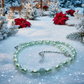 Amazing Burness Jade and Crystal Necklace