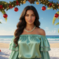 Amazing Burness Jade and Crystal Necklace