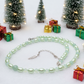Amazing Burness Jade and Crystal Necklace