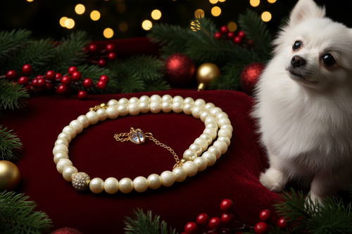 Alluring Ivory, Gold and Crystal Necklace