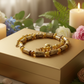 Exciting Betelnut, Aragon and Crystal Brown Necklace