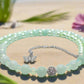 Gorgeous Burness Jade, Crystal, and Cubic Zirconia Necklace