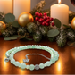 Gorgeous Burness Jade, Crystal, and Cubic Zirconia Necklace
