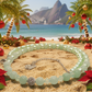 Gorgeous Burness Jade, Crystal, and Cubic Zirconia Necklace