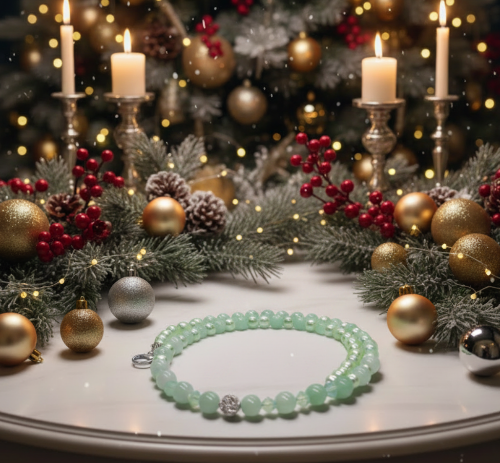 Gorgeous Burness Jade, Crystal, and Cubic Zirconia Necklace