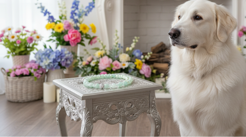 Gorgeous Burness Jade, Crystal, and Cubic Zirconia Necklace