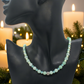 Gorgeous Burness Jade, Crystal, and Cubic Zirconia Necklace
