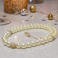 Captivating Ivory and Cubic Zirconia Necklace