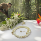 Captivating Ivory and Cubic Zirconia Necklace