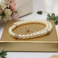Captivating Ivory and Cubic Zirconia Necklace