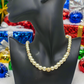 Captivating Ivory and Cubic Zirconia Necklace