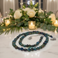 Tantalizing Blue Goldstone and Crystal Necklace