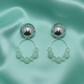 Perfect Burness Jade and Crystal Mint Green Earrings