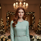 Gorgeous Burness Jade, Crystal, and Cubic Zirconia Necklace