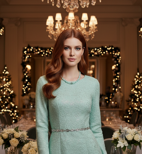 Gorgeous Burness Jade, Crystal, and Cubic Zirconia Necklace
