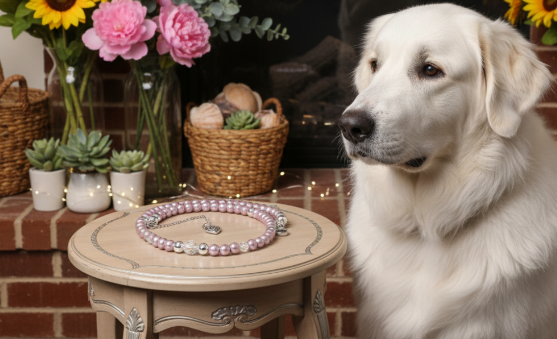 Crystal, Silver Hematite and Lilac Beads Necklace