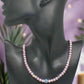 Crystal, Silver Hematite and Lilac Beads Necklace