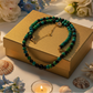 Stunning Black Onyx and Chrysocolla beads Necklace