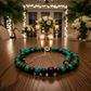 Stunning Black Onyx and Chrysocolla beads Necklace