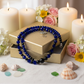Ravishing Cobalt Blue Crystal and Black Onyx Necklace