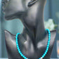 Gorgeous Turquoise, Crystal and Silver Necklace