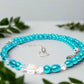 Gorgeous Turquoise, Crystal and Silver Necklace