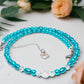 Gorgeous Turquoise, Crystal and Silver Necklace