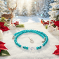Gorgeous Turquoise, Crystal and Silver Necklace