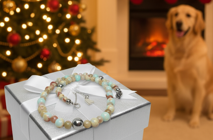 Lovely Sky Blue Jasper, Quartz and Silver Hematite Necklace