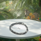 Exquisite Zebra Jasper, and Natural Hematite Beaded Necklace