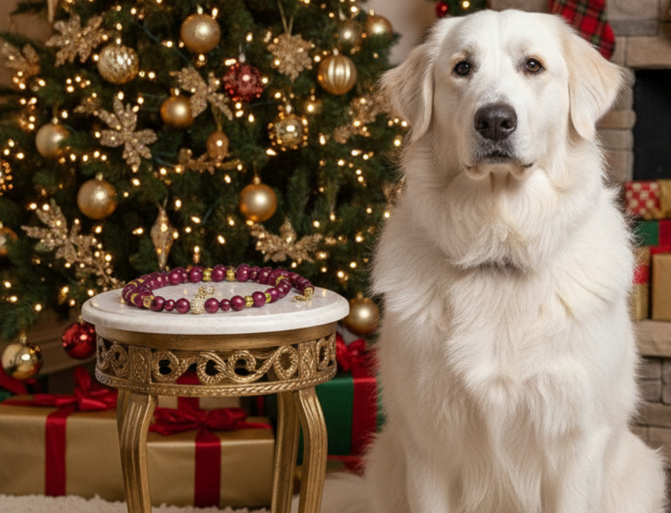 Enchanting Sangria, Crystal and Gold Hematite Necklace