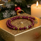 Enchanting Sangria, Crystal and Gold Hematite Necklace