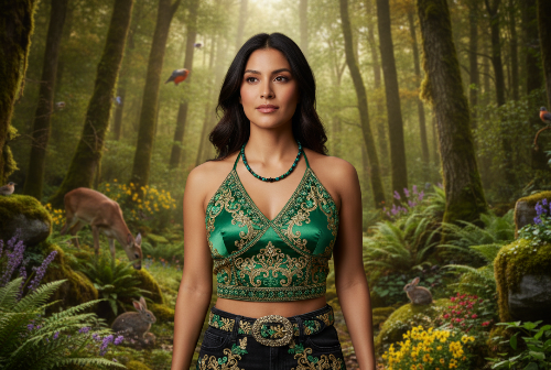 Stunning Black Onyx and Chrysocolla beads Necklace