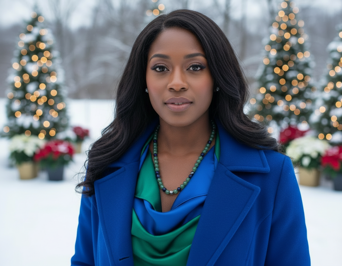 Attractive Cobalt Blue Crystals and Green Quartz and Silver Hematite Necklace