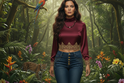 Enchanting Sangria, Crystal and Gold Hematite Necklace